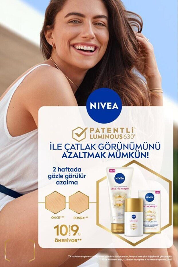 NIVEA Luminous630 Çatlak Karşıtı Vücut Bakım Yağ Serumu 100ml
