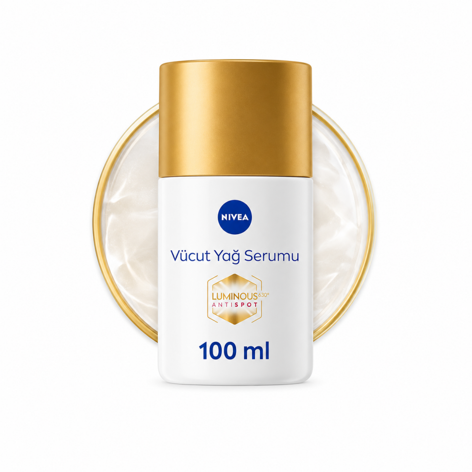 NIVEA Luminous630 Çatlak Karşıtı Vücut Bakım Yağ Serumu 100ml