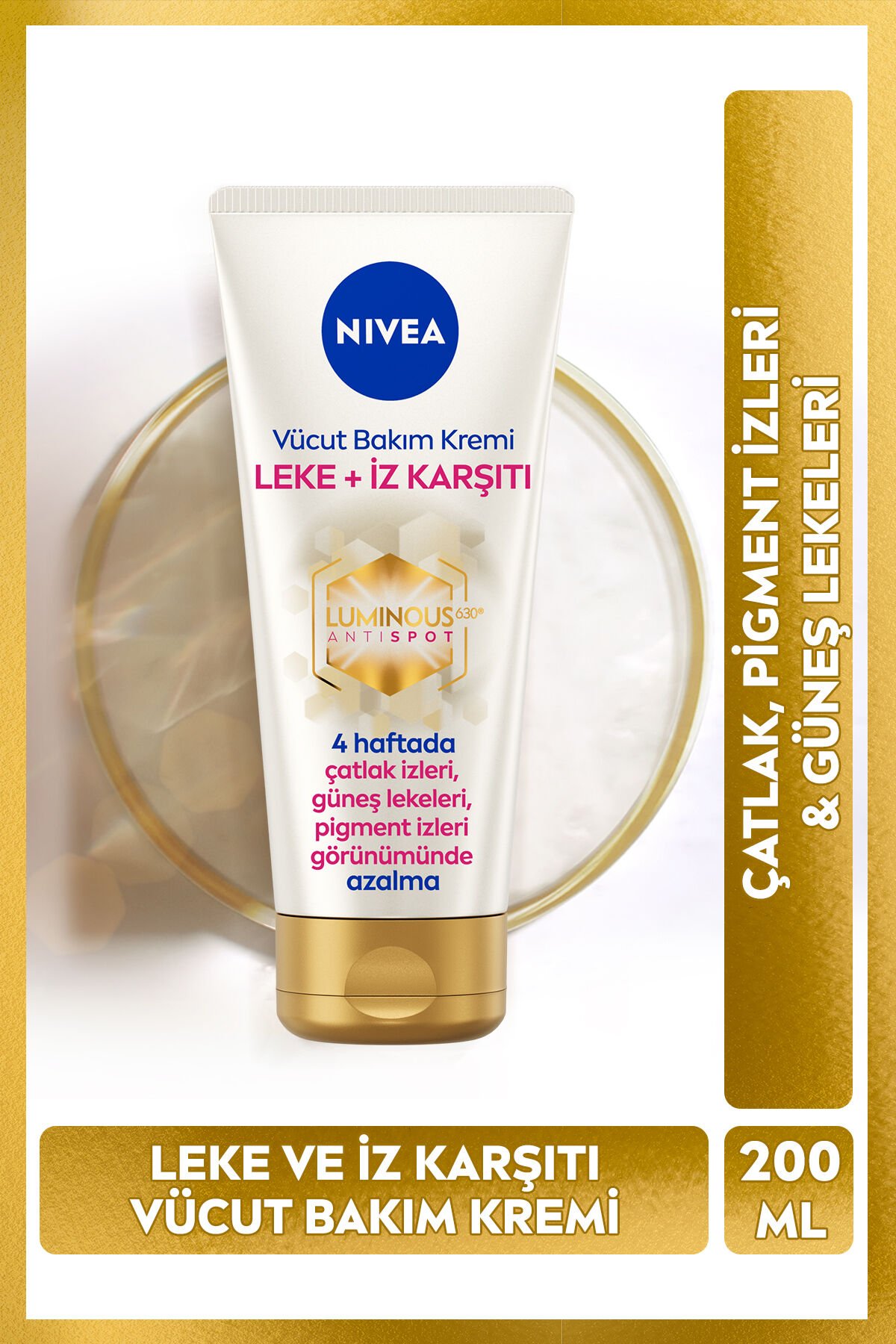 NIVEA Luminous630 Leke Ve İz Karşıtı Vücut Bakım Kremi 200ml