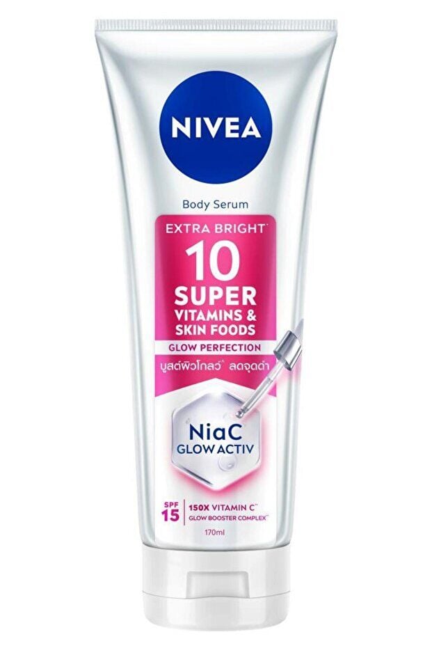 NIVEA Super10 Serum Etkili Vücut Losyonu SPF15 170 ml