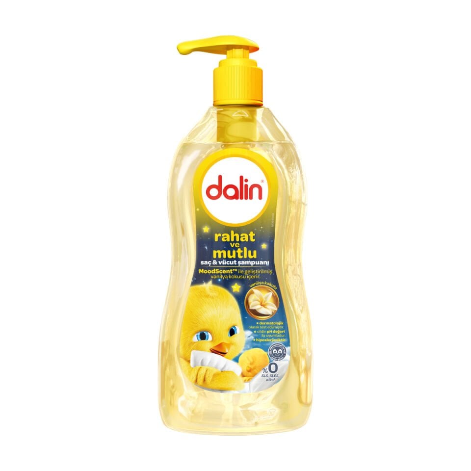 Dalin Rahat ve Mutlu Saç & Vücut Şampuanı 700 ML