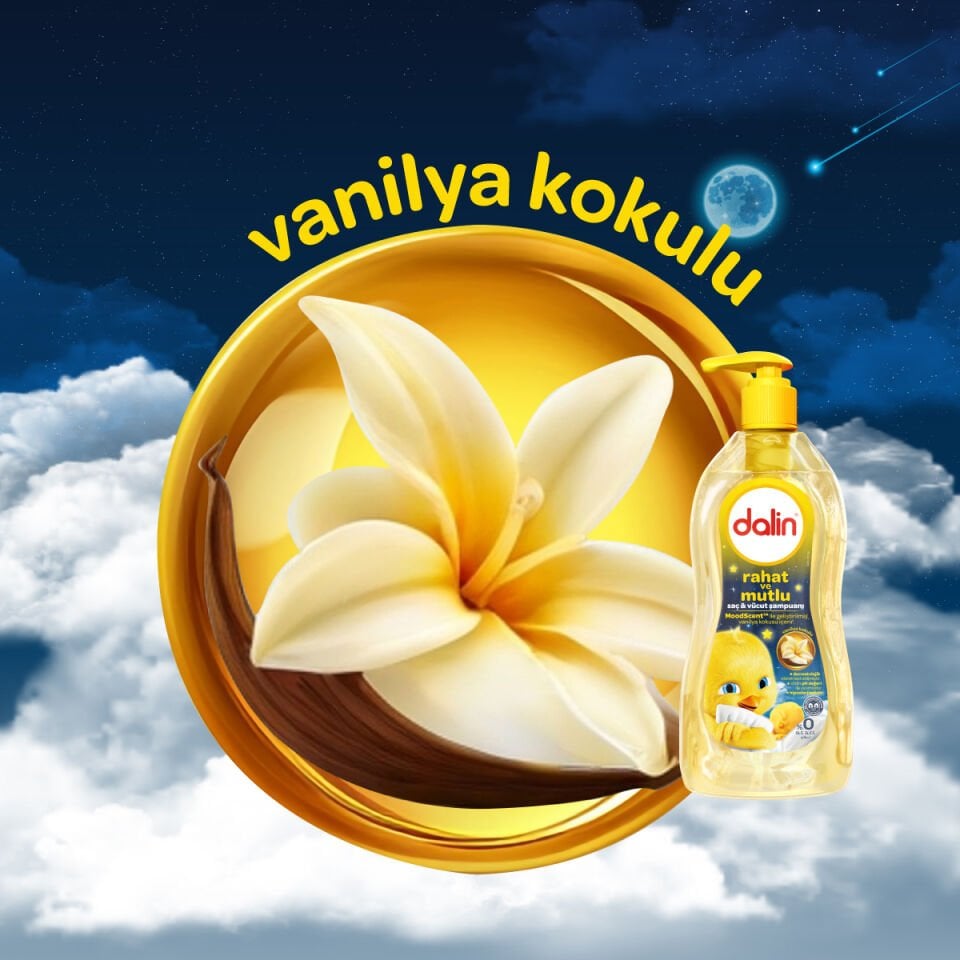 Dalin Rahat ve Mutlu Saç & Vücut Şampuanı 700 ML