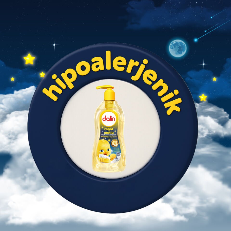Dalin Rahat ve Mutlu Saç & Vücut Şampuanı 700 ML