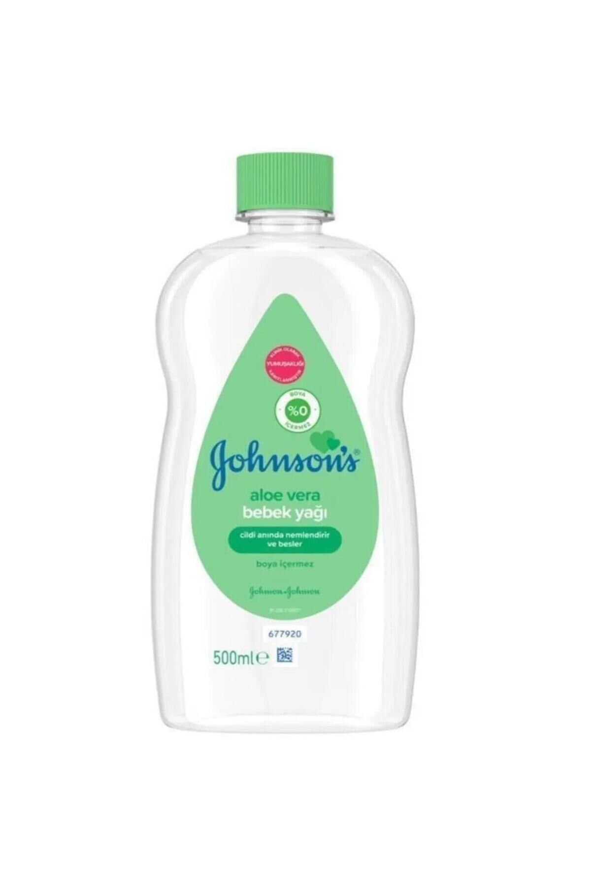 Johnson's Baby Aloe Vera Bebek Yağı 500 ml