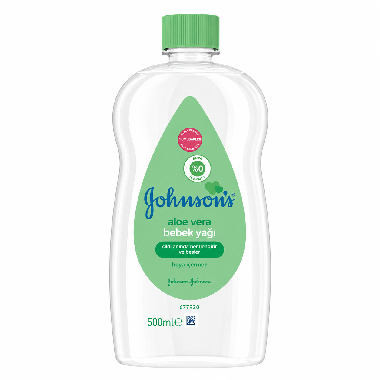 Johnson's Baby Aloe Vera Bebek Yağı 500 ml
