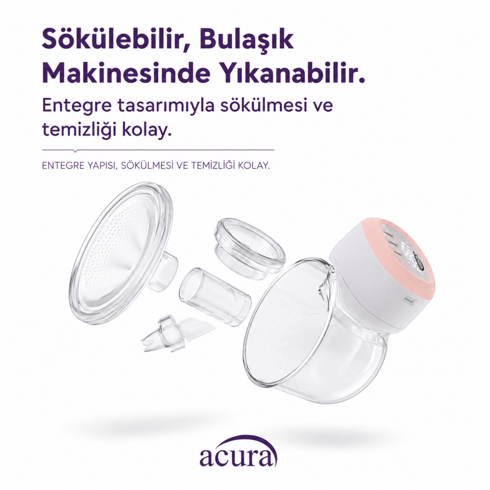 Acura AC-3030 Giyilebilir Göğüs Pompası