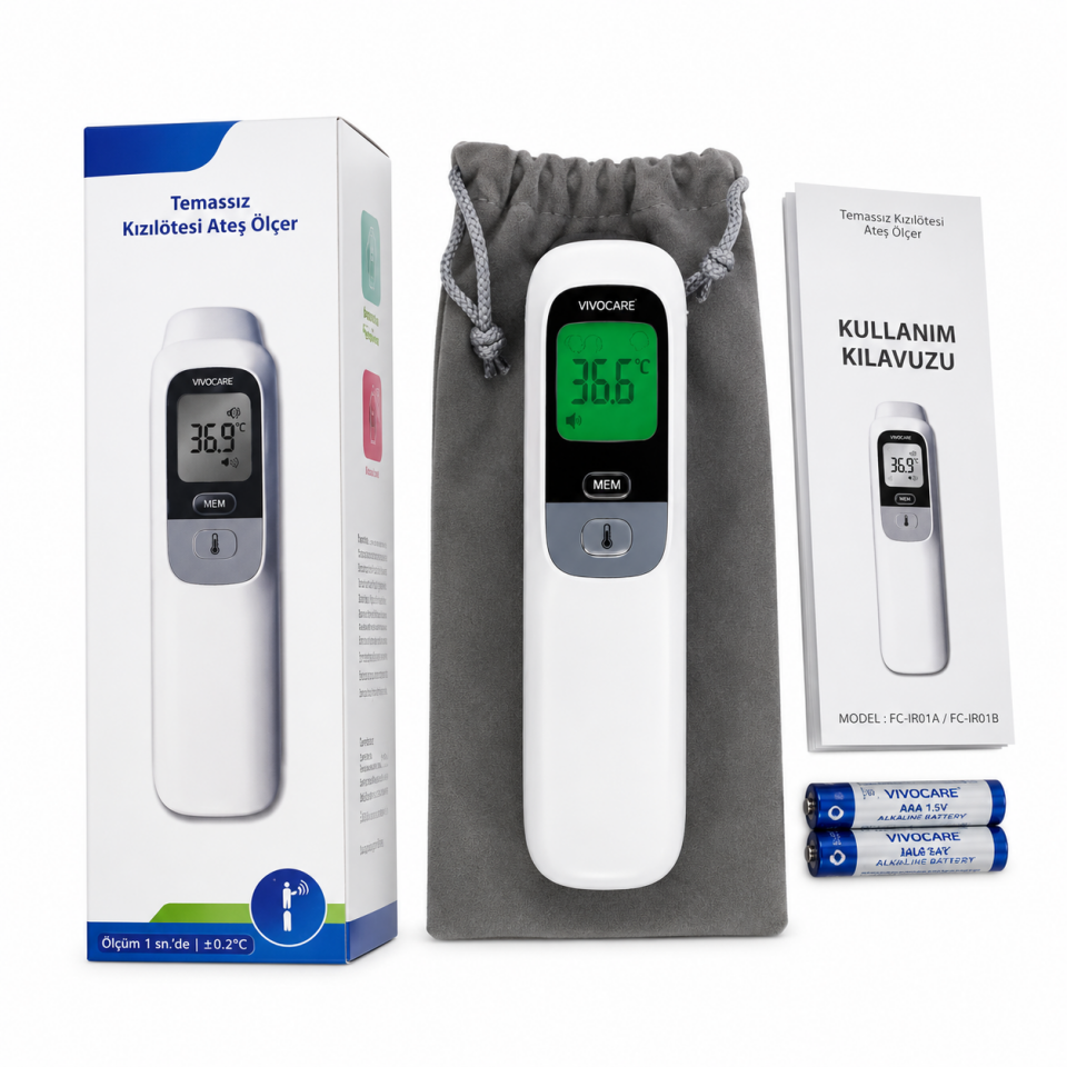 Life Net Medikal Temassız Ateş Ölçer Kızıl Ötesi Ft-100b