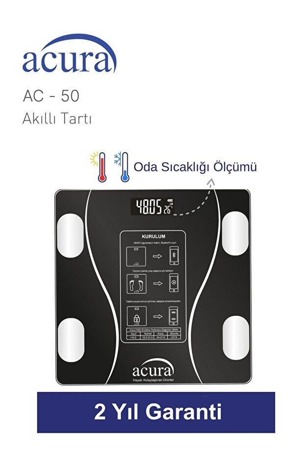 Acura AC-50 CE Onaylı Akıllı Tartı