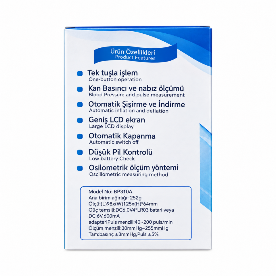 Life Net Tansiyon Aleti Koldan Dijital Tansiyon Ölçer BP310A