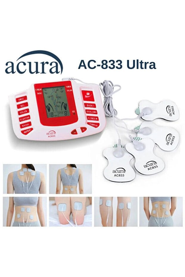 Acura Ac-833 Ultra 16 Pedli, Terlikli Tens & Masaj Cihazı