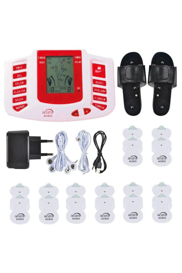 Acura Ac-833 Ultra 16 Pedli, Terlikli Tens & Masaj Cihazı