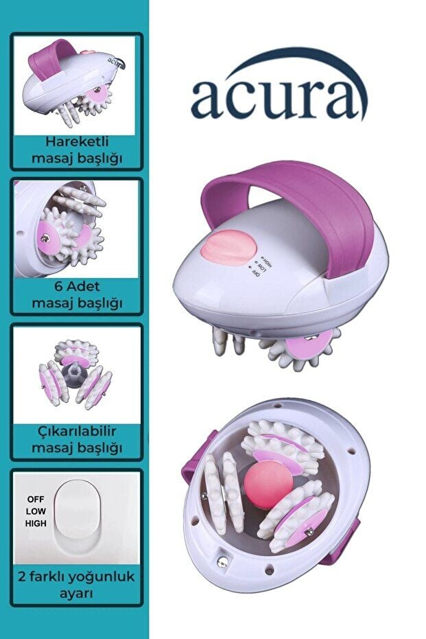 Acura Ac-555 Alman Tasarımlı Ve Ayarlı Masaj Aleti
