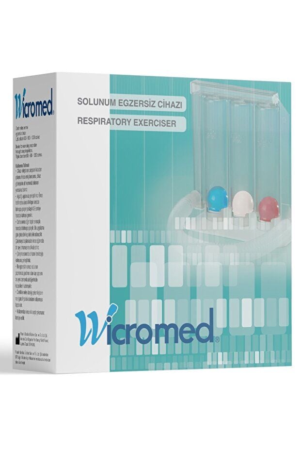 wicromed Triflo Solunum Egzersiz Tüpü 3 lü Kutulu Wicromed