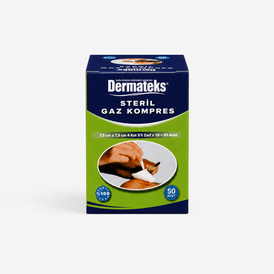 DERMATEKS Gaz Kompres 50 Lik Steril