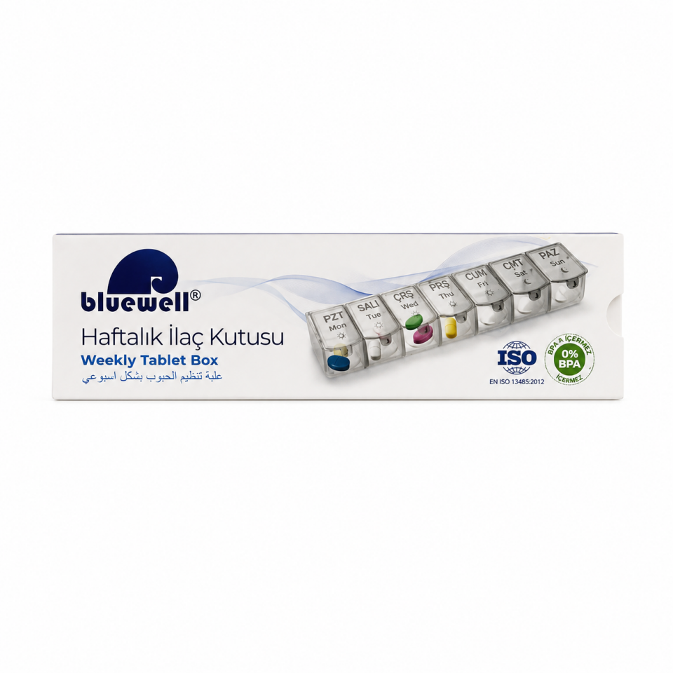 Bluewell Haftalık İlaç Kutusu