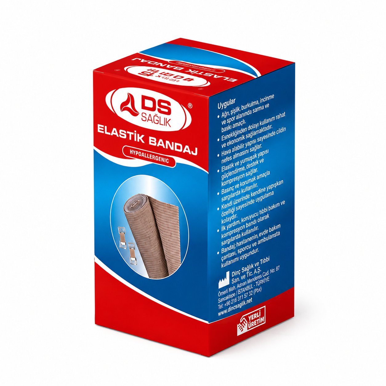 Damla Sağlık Damla Elastik Bandaj 12 Cm X 120 CM