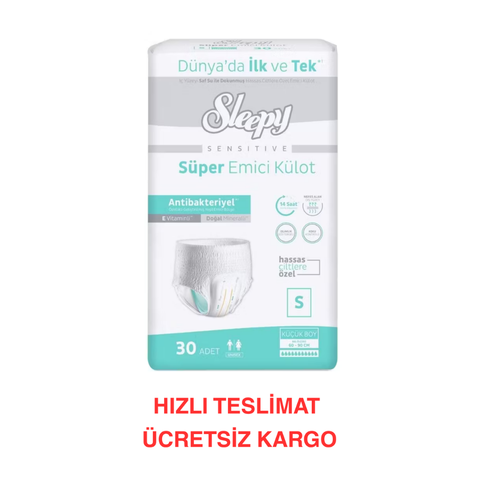 Sleepy Hasta Bezi Yetişkin Emici Külot S Beden 30 Adet