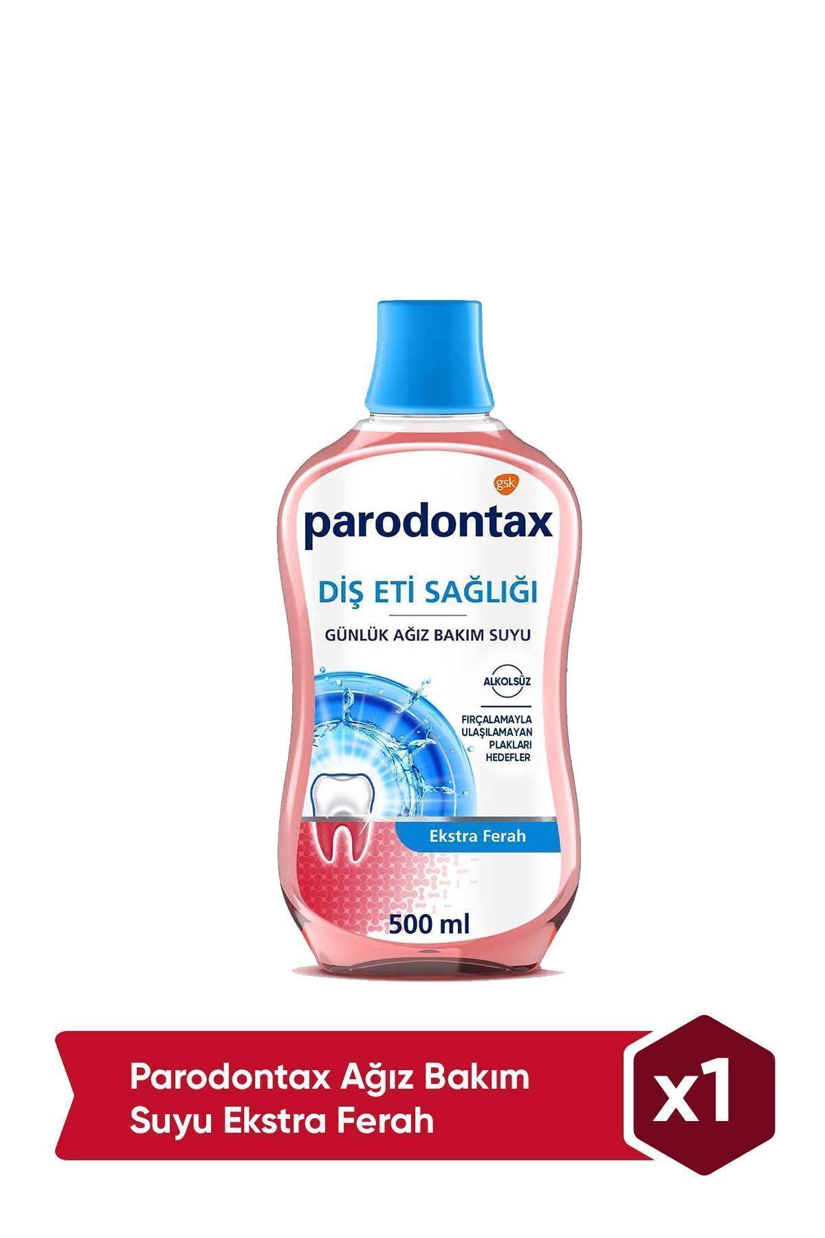 Parodontax Ekstra Ferah Alkolsüz Ağız Bakım Suyu 500ml