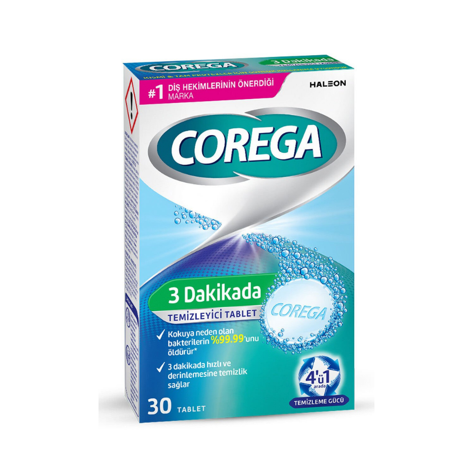 Corega Protez Temizleme Tableti 30