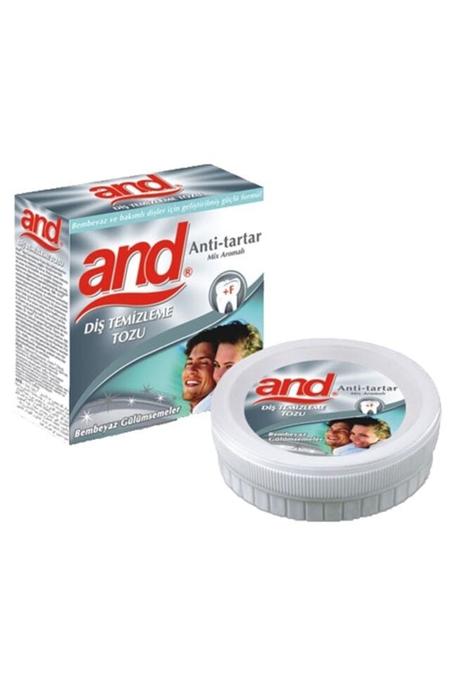 AND Diş Parlatma Tozu Anti Tartar Mix Aromalı 40 gr