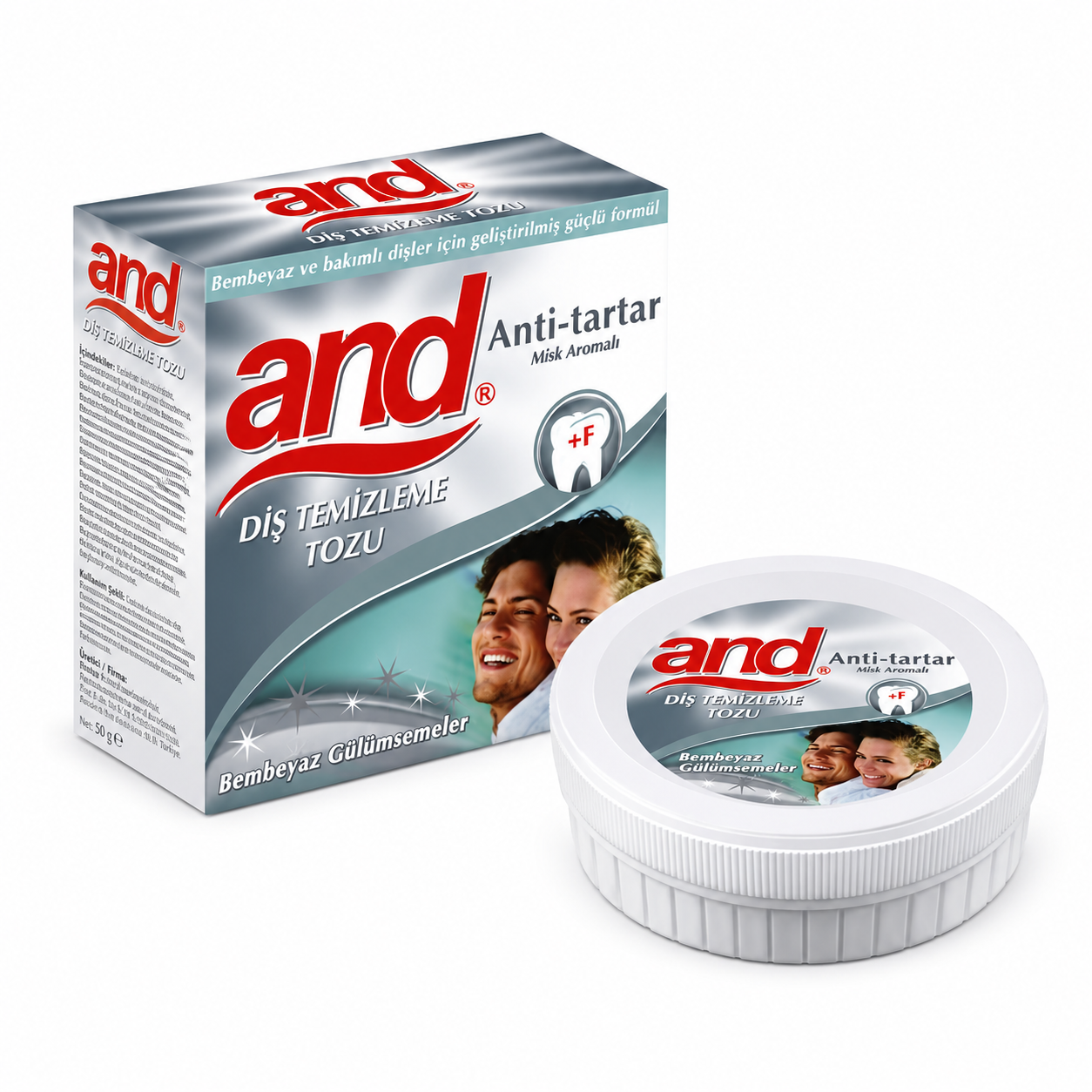 AND Diş Parlatma Tozu Anti Tartar Mix Aromalı 40 gr