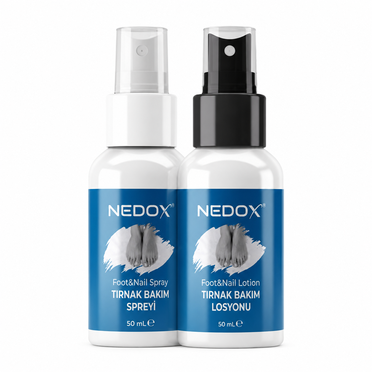 Nedox El- Ayak- Tırnak Bakım Sprey Ve Losyon Seti 50 ml