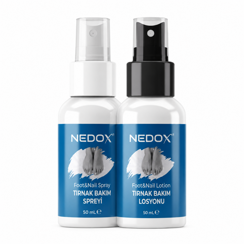 Nedox El- Ayak- Tırnak Bakım Sprey Ve Losyon Seti 50 ml