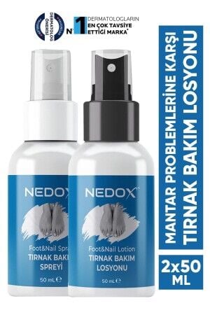 Nedox El- Ayak- Tırnak Ve Mantarlar Için Pratik Bakım Sprey Ve Losyon Seti 50 ml