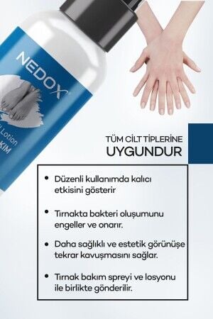 Nedox El- Ayak- Tırnak Bakım Sprey Ve Losyon Seti 50 ml