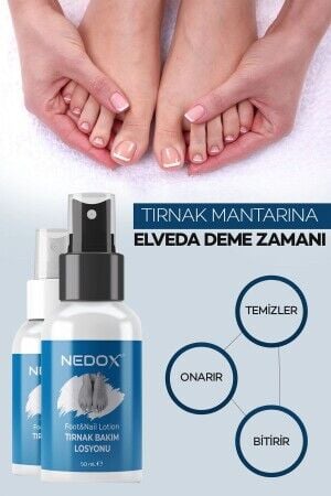 Nedox El- Ayak- Tırnak Ve Mantarlar Için Pratik Bakım Sprey Ve Losyon Seti 50 ml