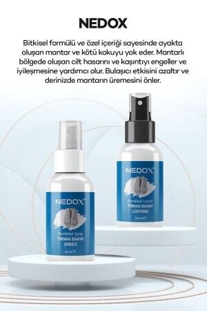 Nedox El- Ayak- Tırnak Bakım Sprey Ve Losyon Seti 50 ml