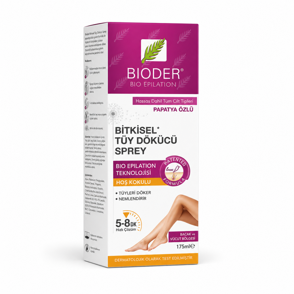 Bioder Bitkisel Tüy Dökücü Sprey 175 ml