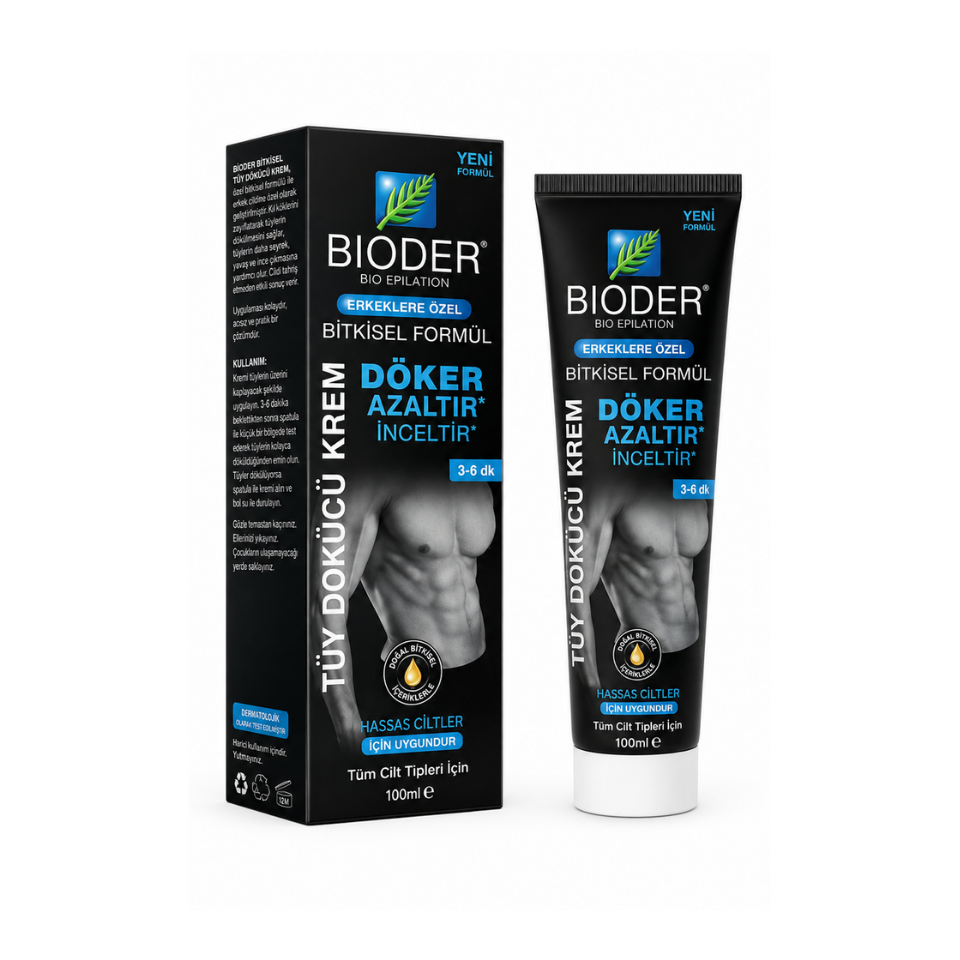 Bioder Erkek  Tüy Dökücü Krem 100ml