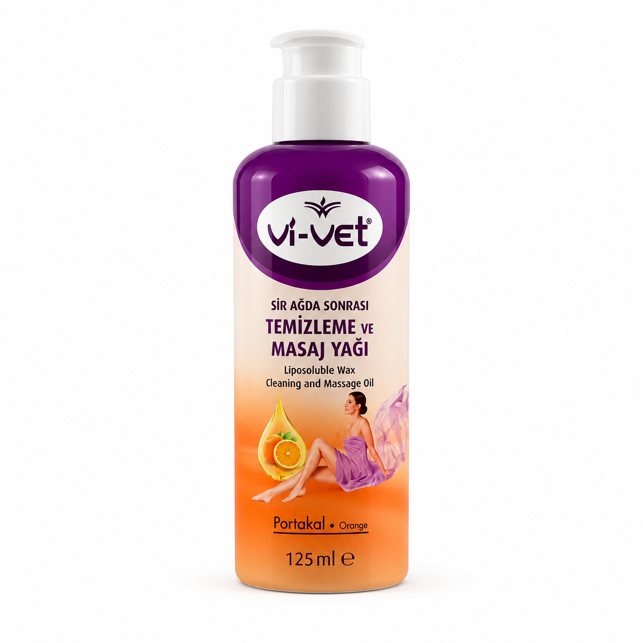 Vi-Vet Portakal Çiçek Ağda Sonrası Temizleme ve Masaj Yağı 125 Ml