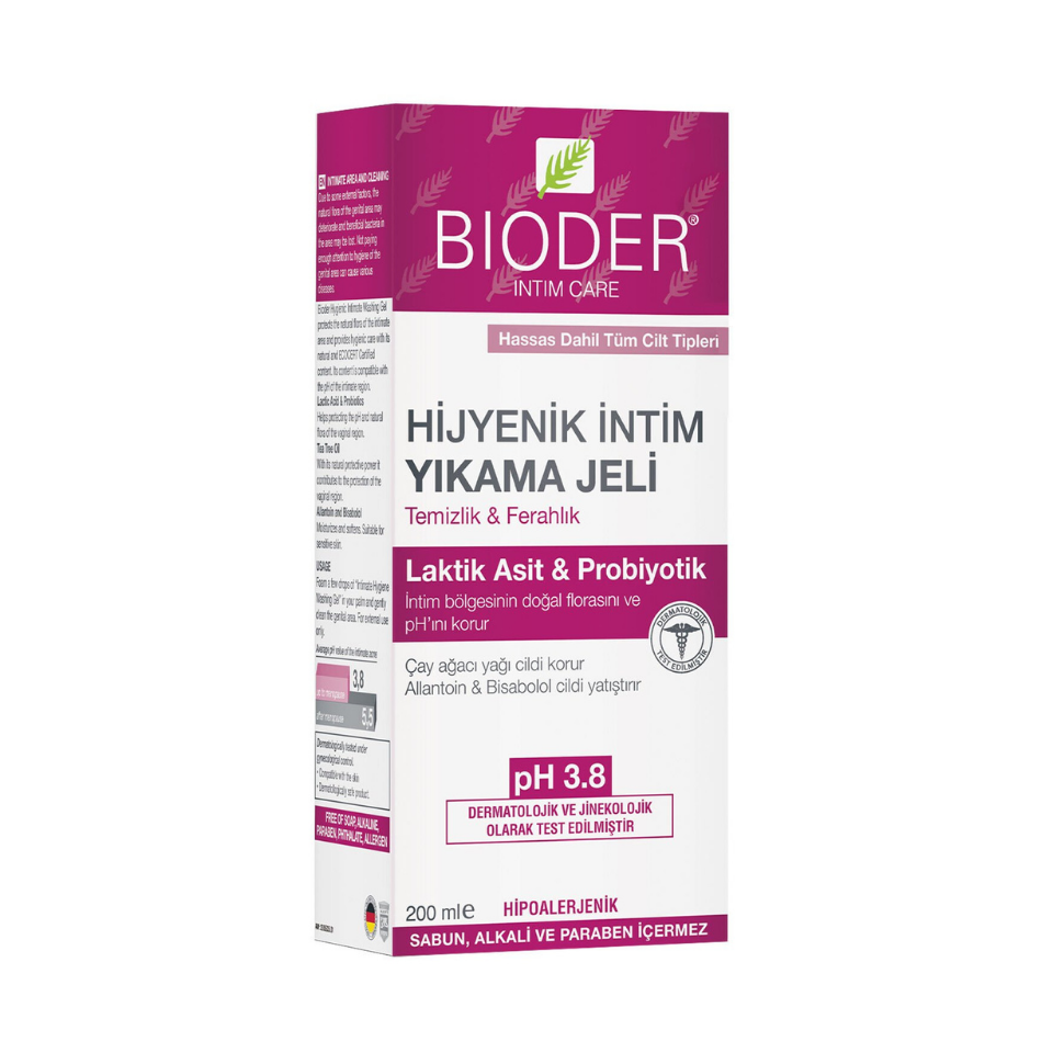 Bioder Hijyenik İntim Yıkama Jeli 200 ml