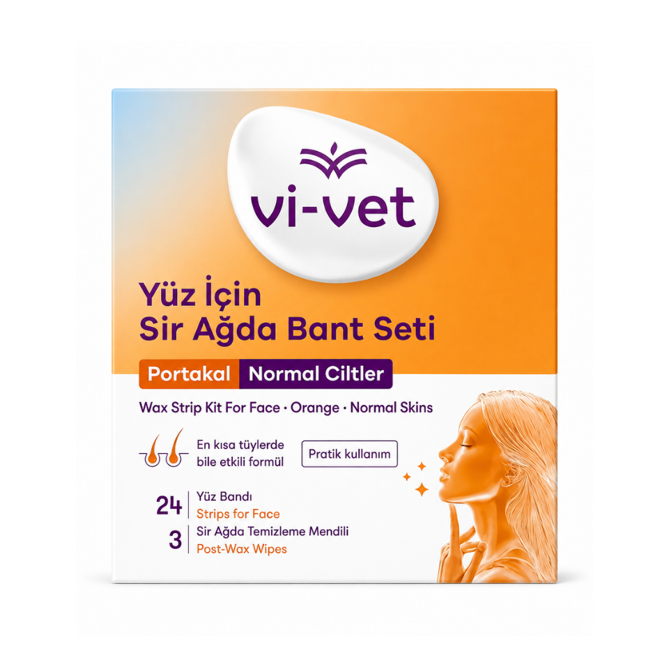 Vİ-VET Sir Ağda Bandı Yüz İçin Portakallı