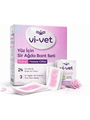 Vi-Vet Purdalı Yüz İçin Sir Ağda Bandı 24'lü