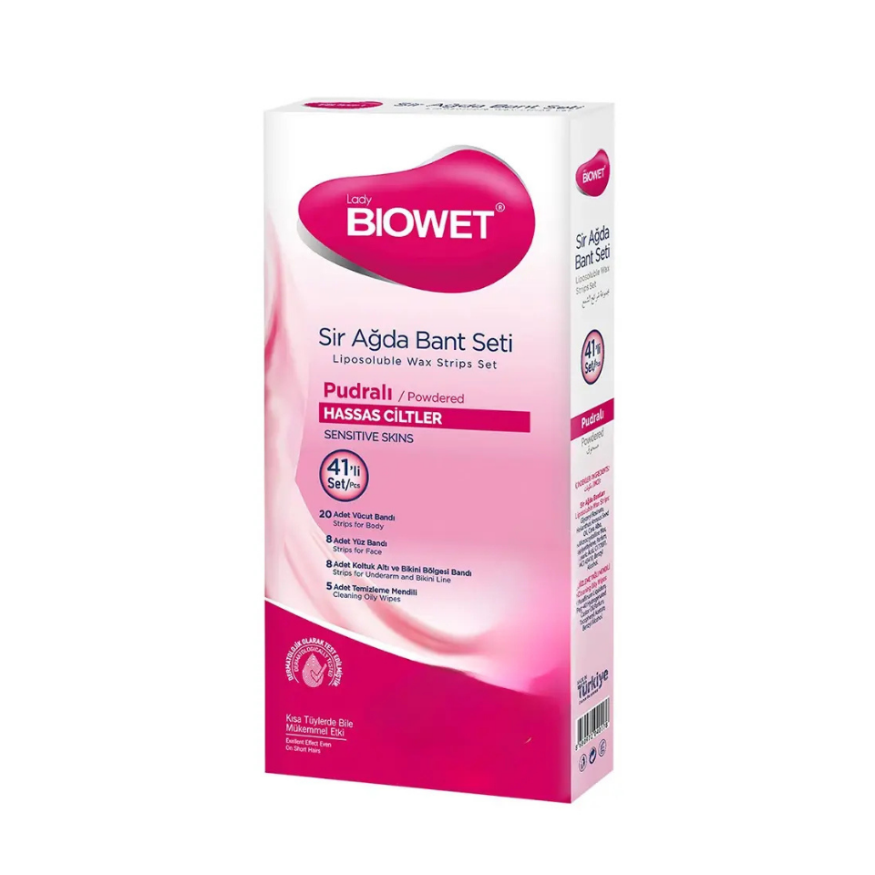 Biowet Sir Ağda Bant Seti Pudralı 41'li Set