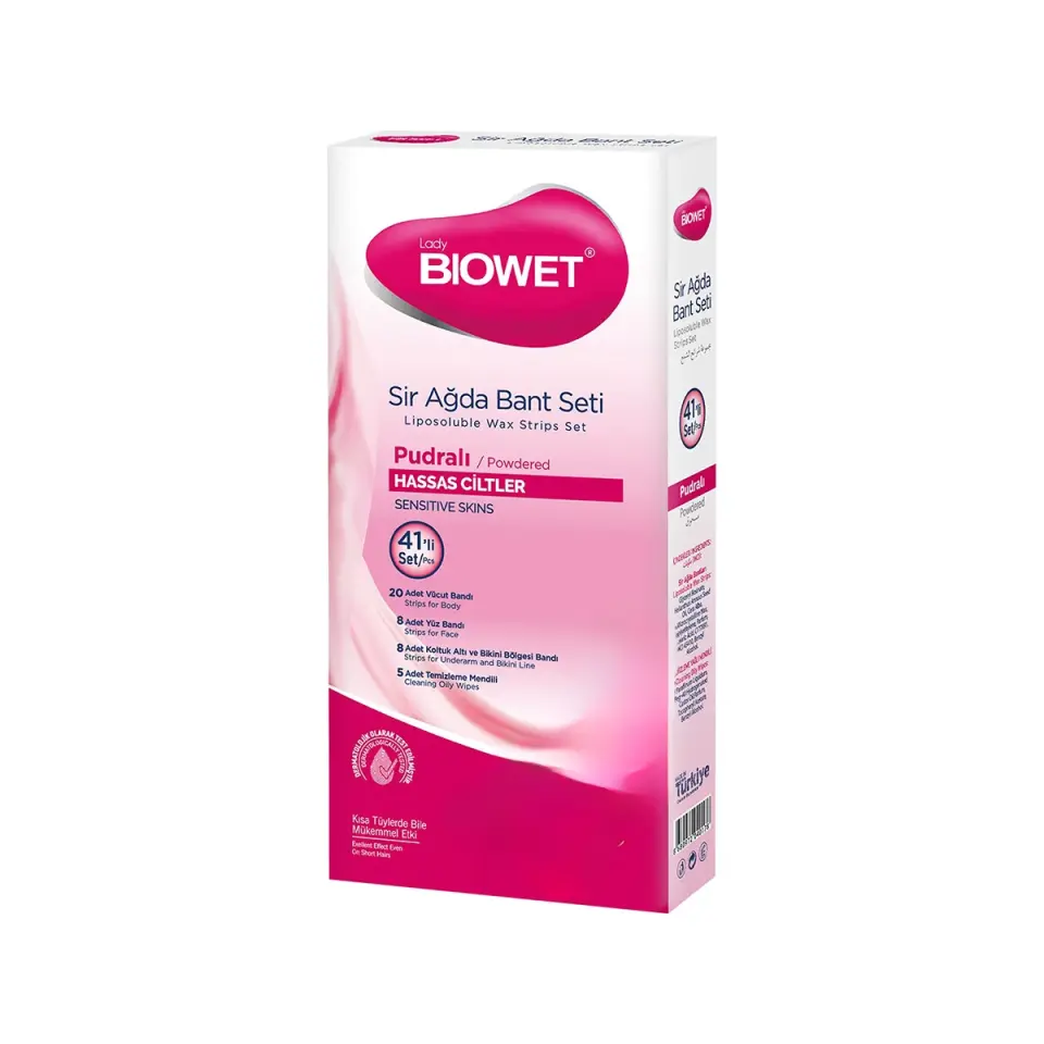 Biowet Sir Ağda Bant Seti Pudralı 41'li Set