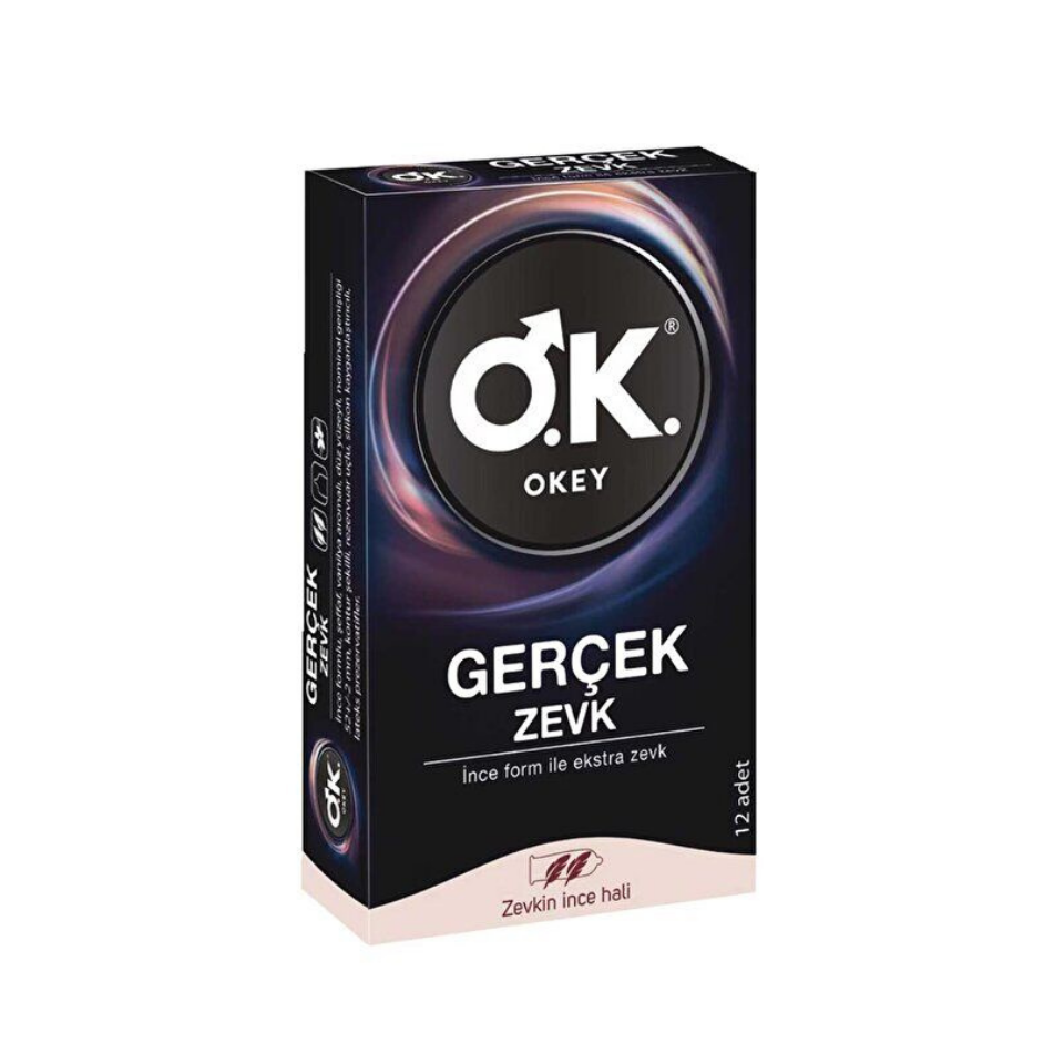 Okey Gerçek Zevk 12 li Prezervatif