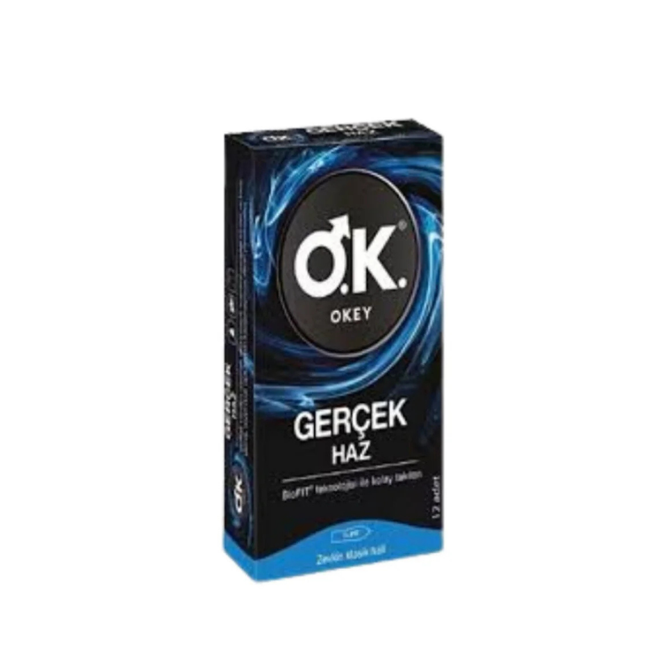 Okey Prezervatif Gerçek Haz 12'li