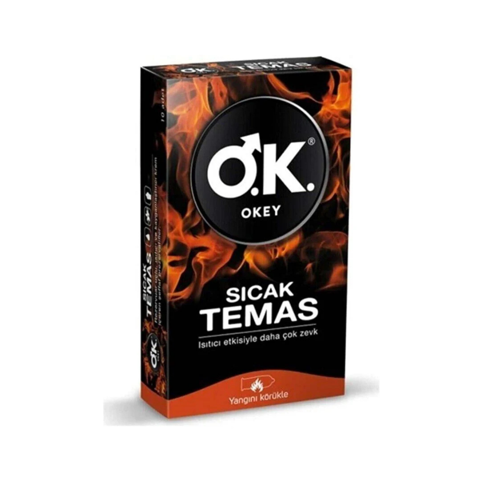 Okey Sıcak Temas Prezervatif 10 adet