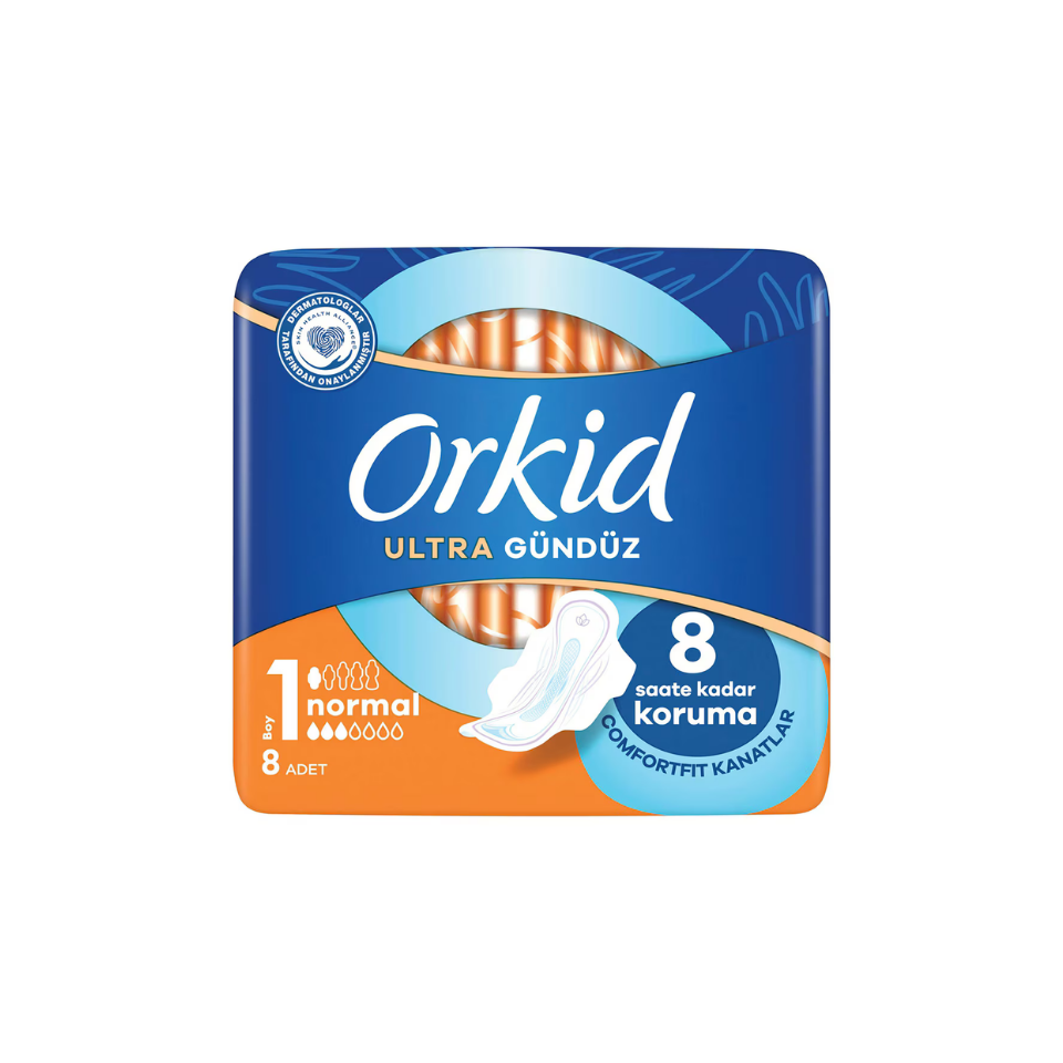 Orkid Ultra Extra Ped Tekli Normal 8 Adet