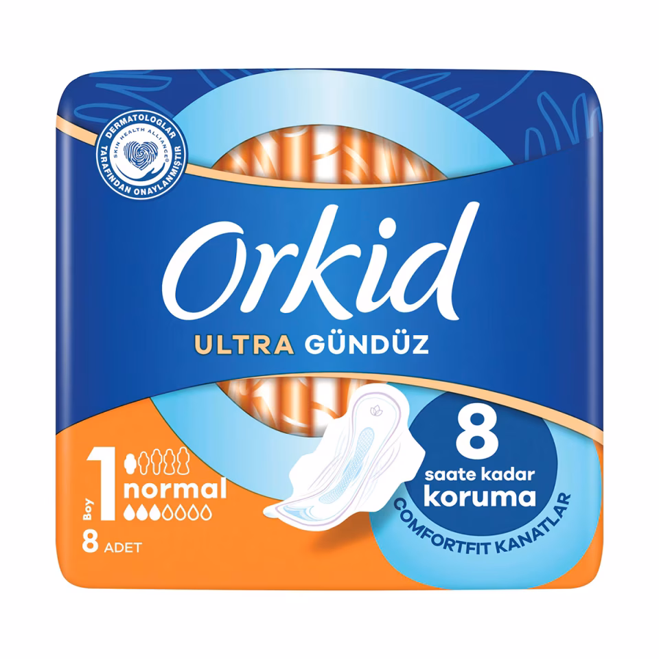 Orkid Ultra Extra Ped Tekli Normal 8 Adet