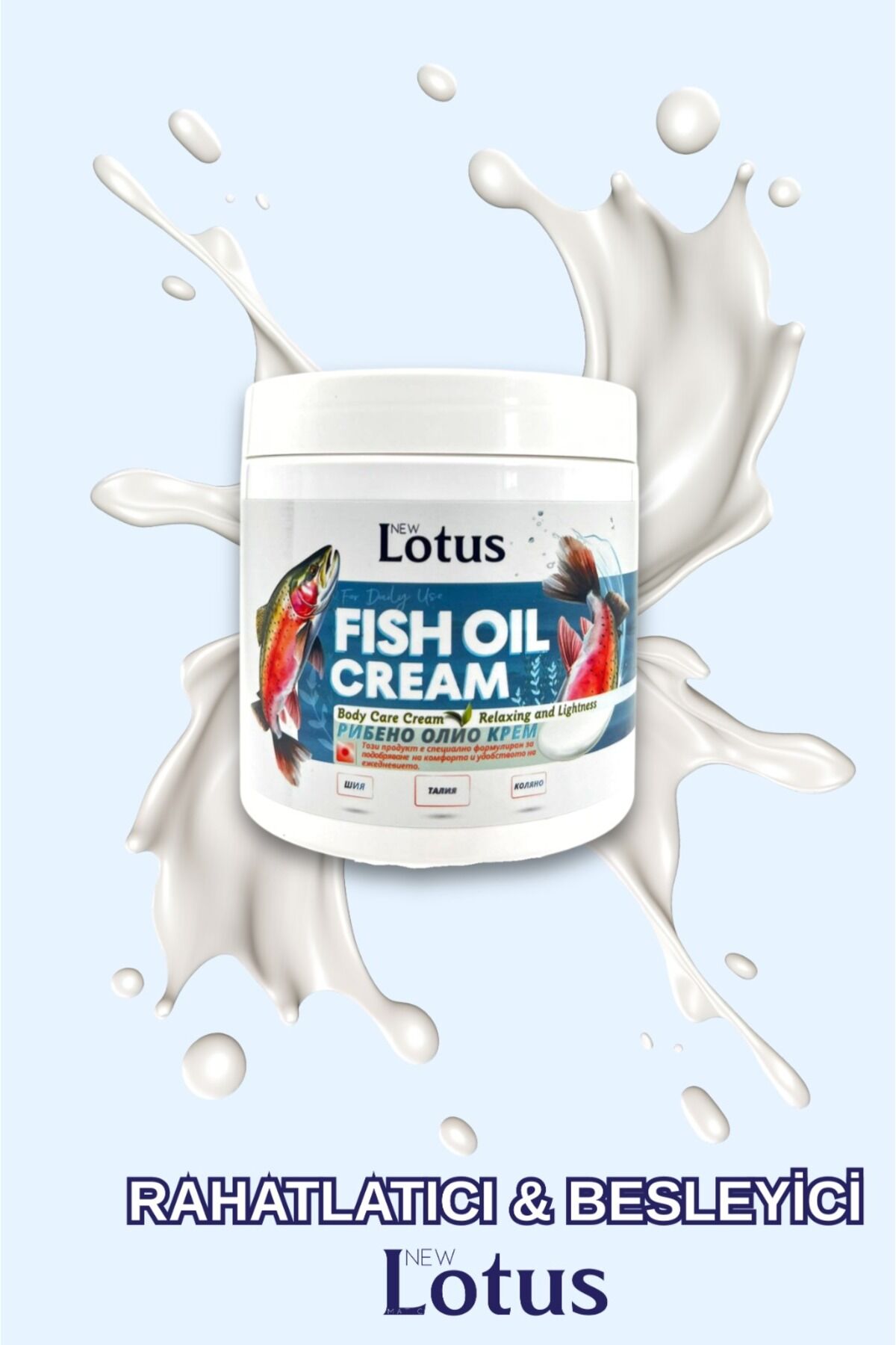 New Lotus Matic New Lotus Balık Yağı Kremi – Hızlı Ağrı Giderici