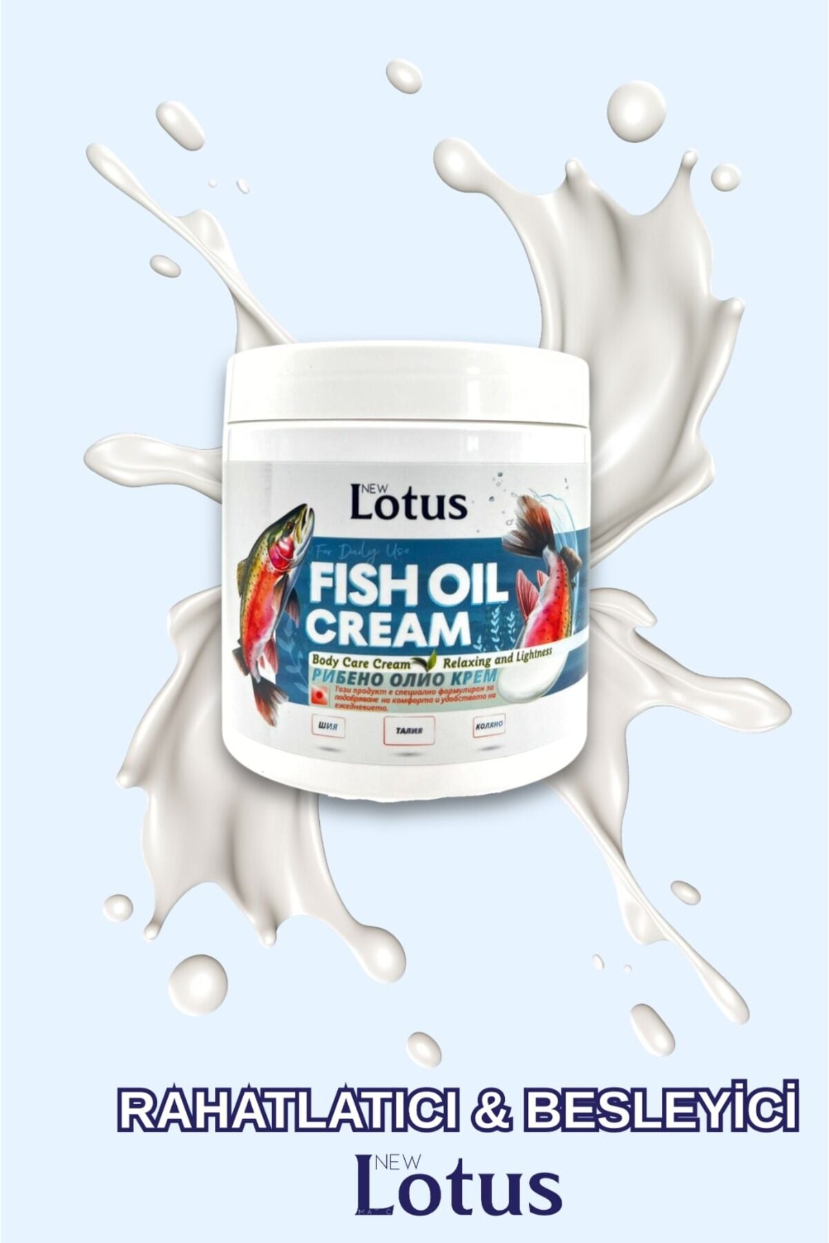 New Lotus Balık Yağı Kremi – Hızlı Ağrı Giderici