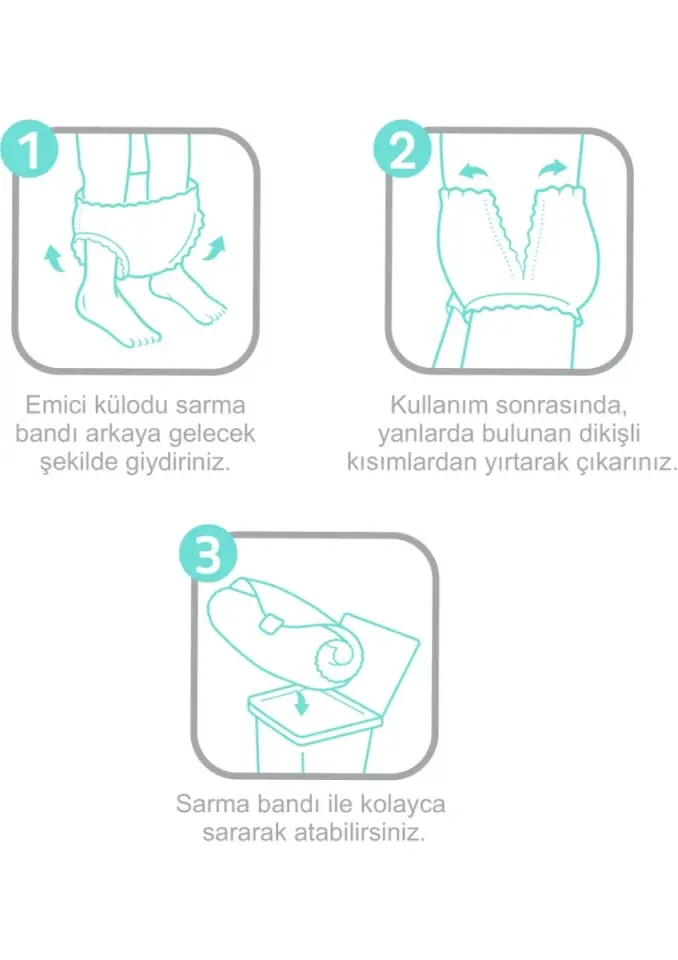Sleepy Sensitive Antibakteriyel Emici Külot Large 30X4 120 Adet