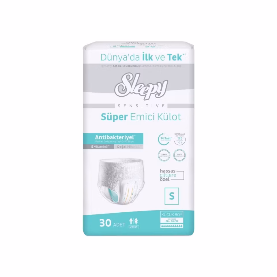Sleepy Sleepy Hasta Bezi Yetişkin Emici Külot S - Küçük - Small 120 Adet (4PKx30)