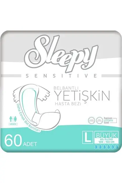 Sleepy 2'li Large Yetişkin Hasta Bezi 30x2 (60 ADET)