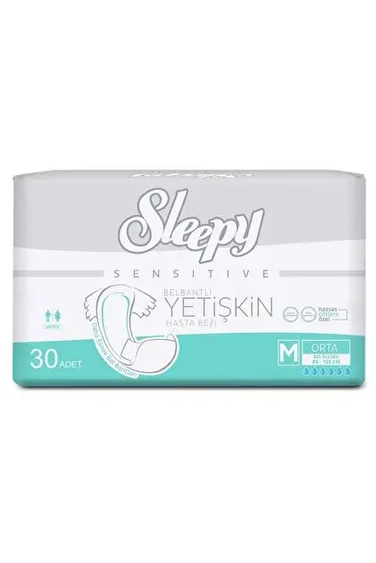 Sleepy 4lü Medium Yetişkin Hasta Bezi 30x4 Adet ( 120 Adet)